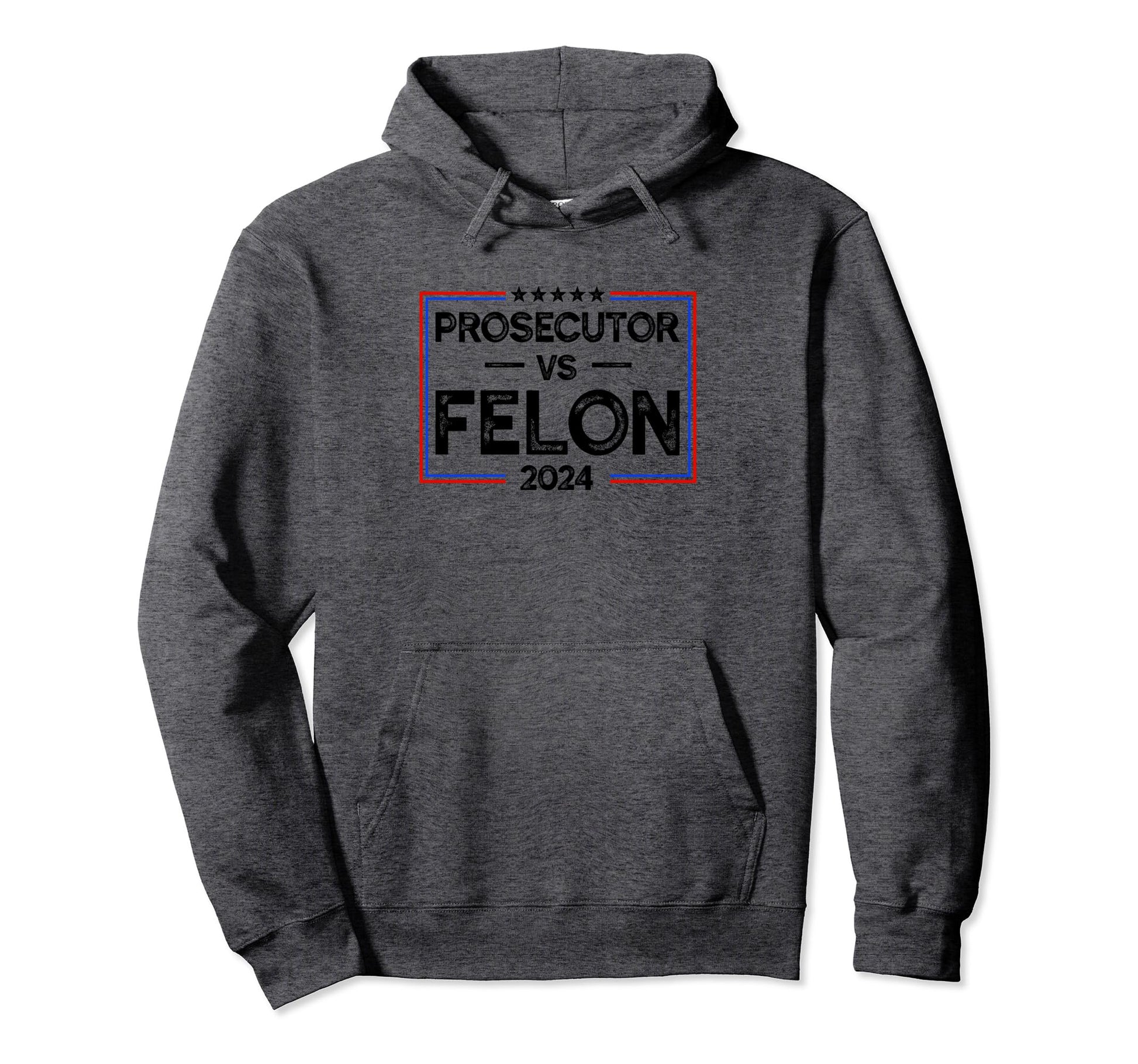 Prosecutor Vs Felon 2024 Stripe Voting Hoodie - Graphic Print Men Women - T-Shirt, Sweatshirt, Hoodie