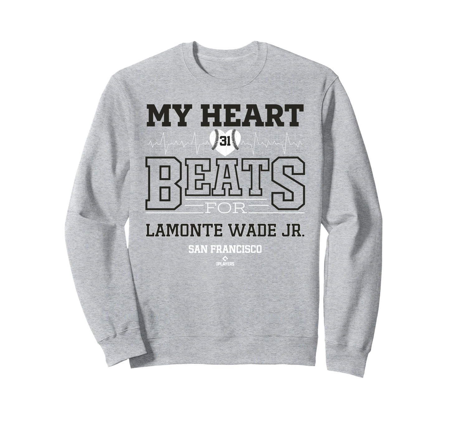 My Heart Beats Lamonte Wade Jr Sweatshirt - Minimalist Print for Adults - T-Shirt, Sweatshirt, Hoodie