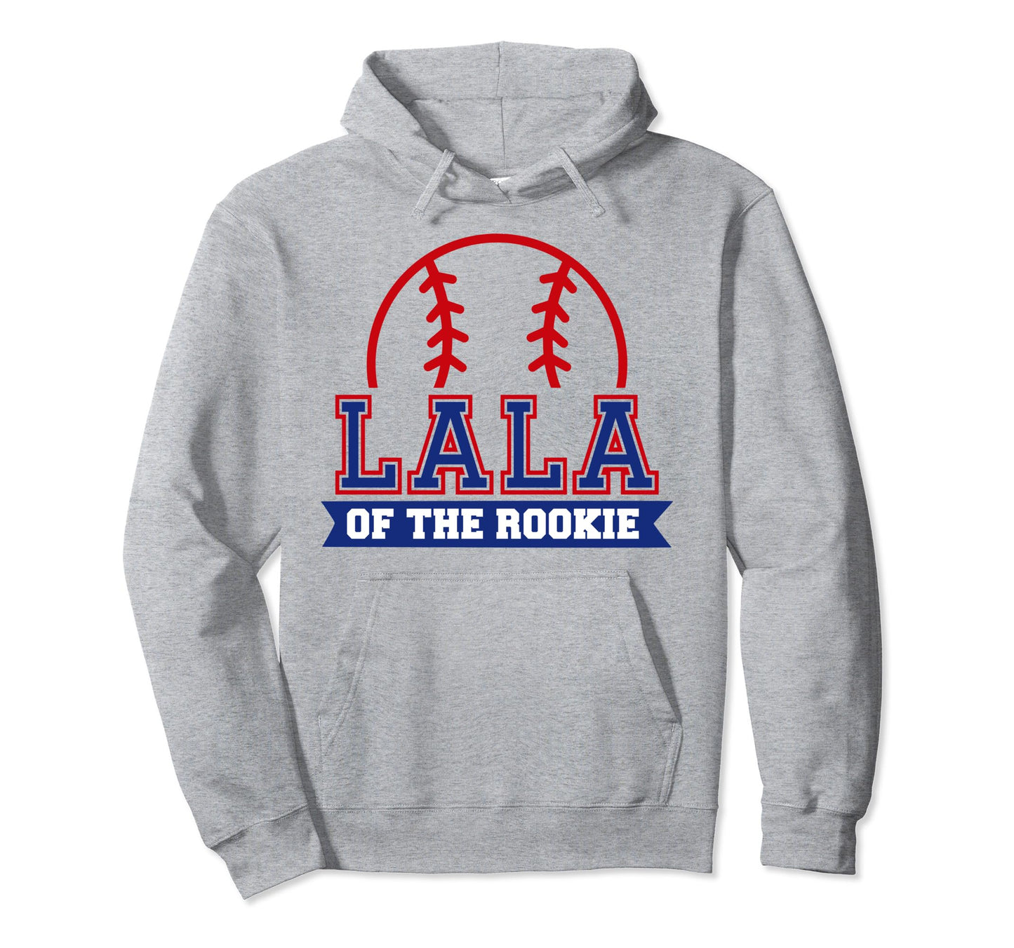Lala Rookie 1St Birthday Baseball Theme Hoodie - Trendy Graphic Men Women - T-Shirt, Sweatshirt, Hoodie