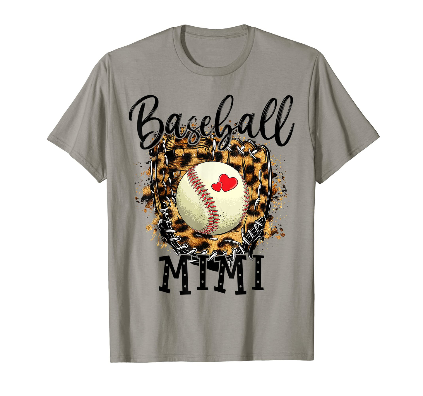 Baseball Mimi Leopard Game Day T-Shirt - Casual Everyday Wear Unisex - T-Shirt, Sweatshirt, Hoodie