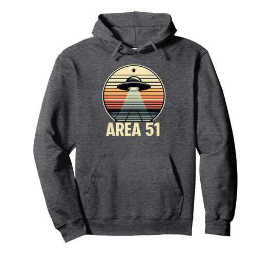 Area 51 Hoodie - Novelty Apparel Unisex - T-Shirt, Sweatshirt, Hoodie