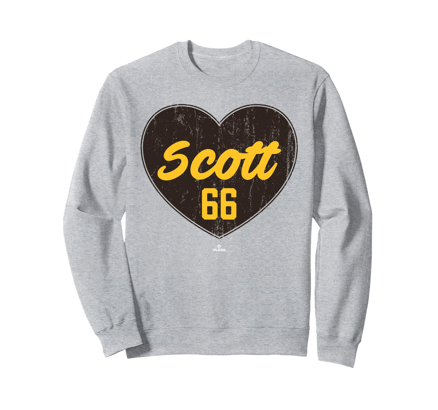 Distressed Heart Tanner Scott San Diego Sweatshirt - Graphic Print Unisex - T-Shirt, Sweatshirt, Hoodie