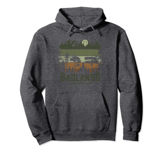Badlands National Park Us Badlands Hoodie - Minimalist Print Unisex - T-Shirt, Sweatshirt, Hoodie