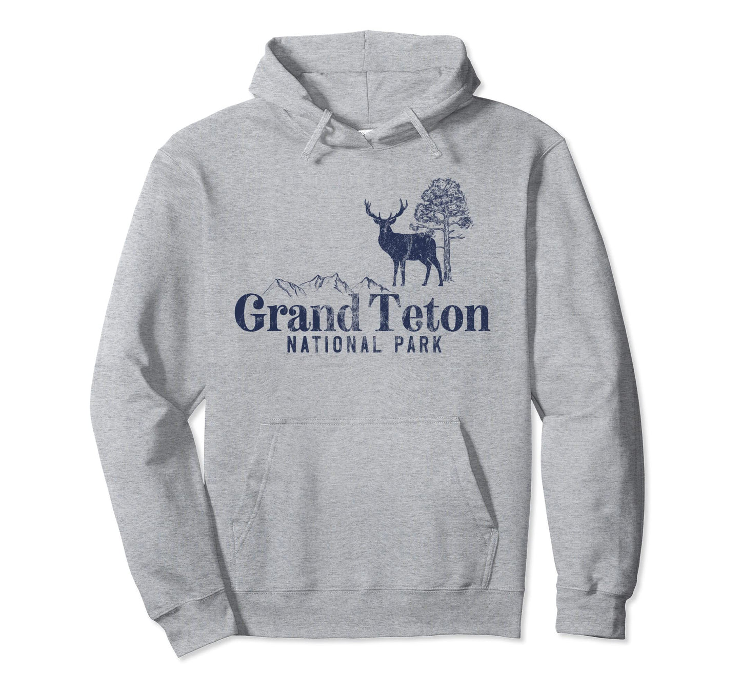 Grand Teton National Park Mountain Hoodie - Novelty Apparel for Adults - T-Shirt, Sweatshirt, Hoodie