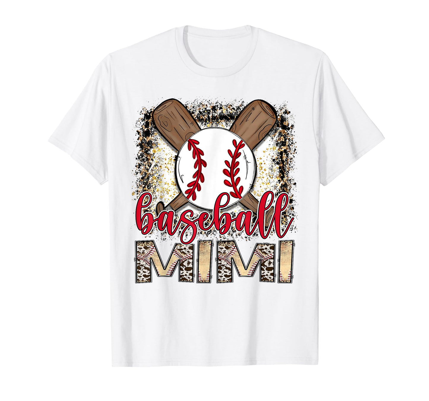 Baseball Mimi Leopard Proud Ball Mimi T-Shirt - Custom Art Print Unisex - T-Shirt, Sweatshirt, Hoodie