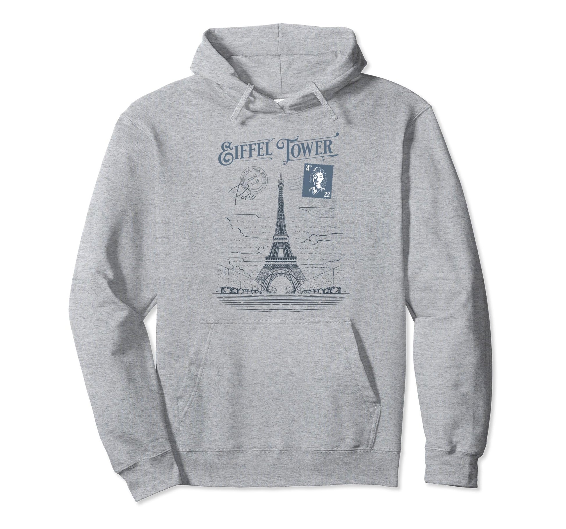 Eiffel Tower Paris France Europe Travel Hoodie - Novelty Apparel Men Women - T-Shirt, Sweatshirt, Hoodie