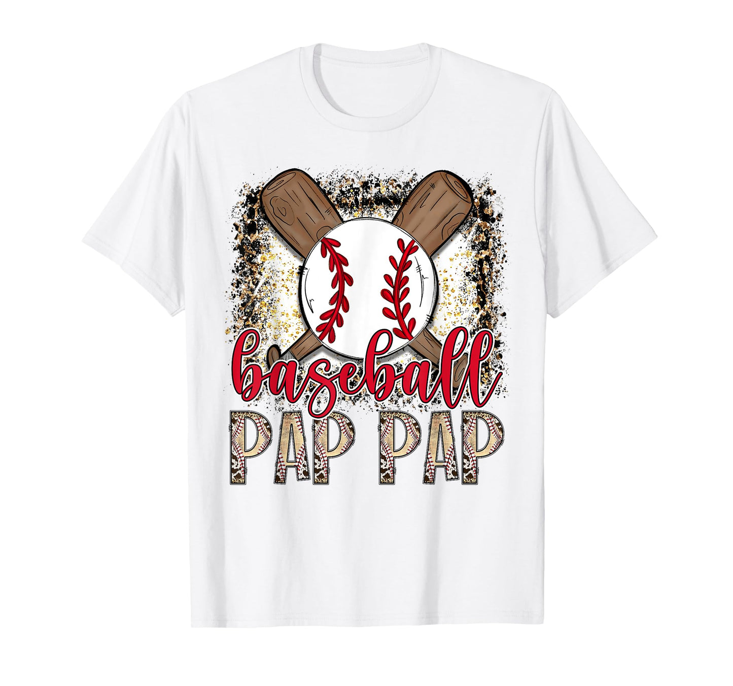Baseball Pap Pap Leopard Proud Ball T-Shirt - Minimalist Print Men Women - T-Shirt, Sweatshirt, Hoodie