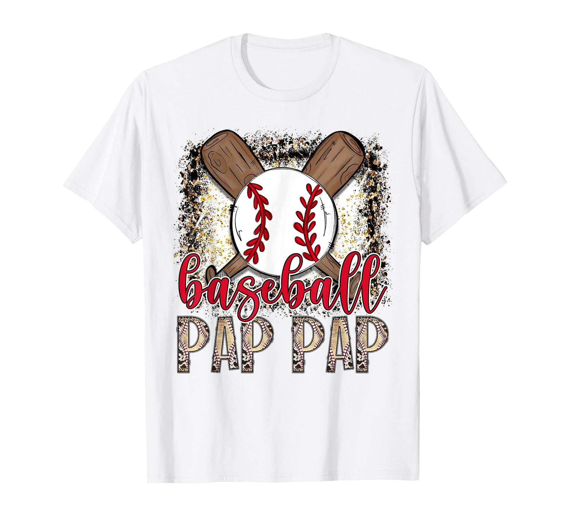 Baseball Pap Pap Leopard Proud Ball T-Shirt - Minimalist Print Men Women - T-Shirt, Sweatshirt, Hoodie
