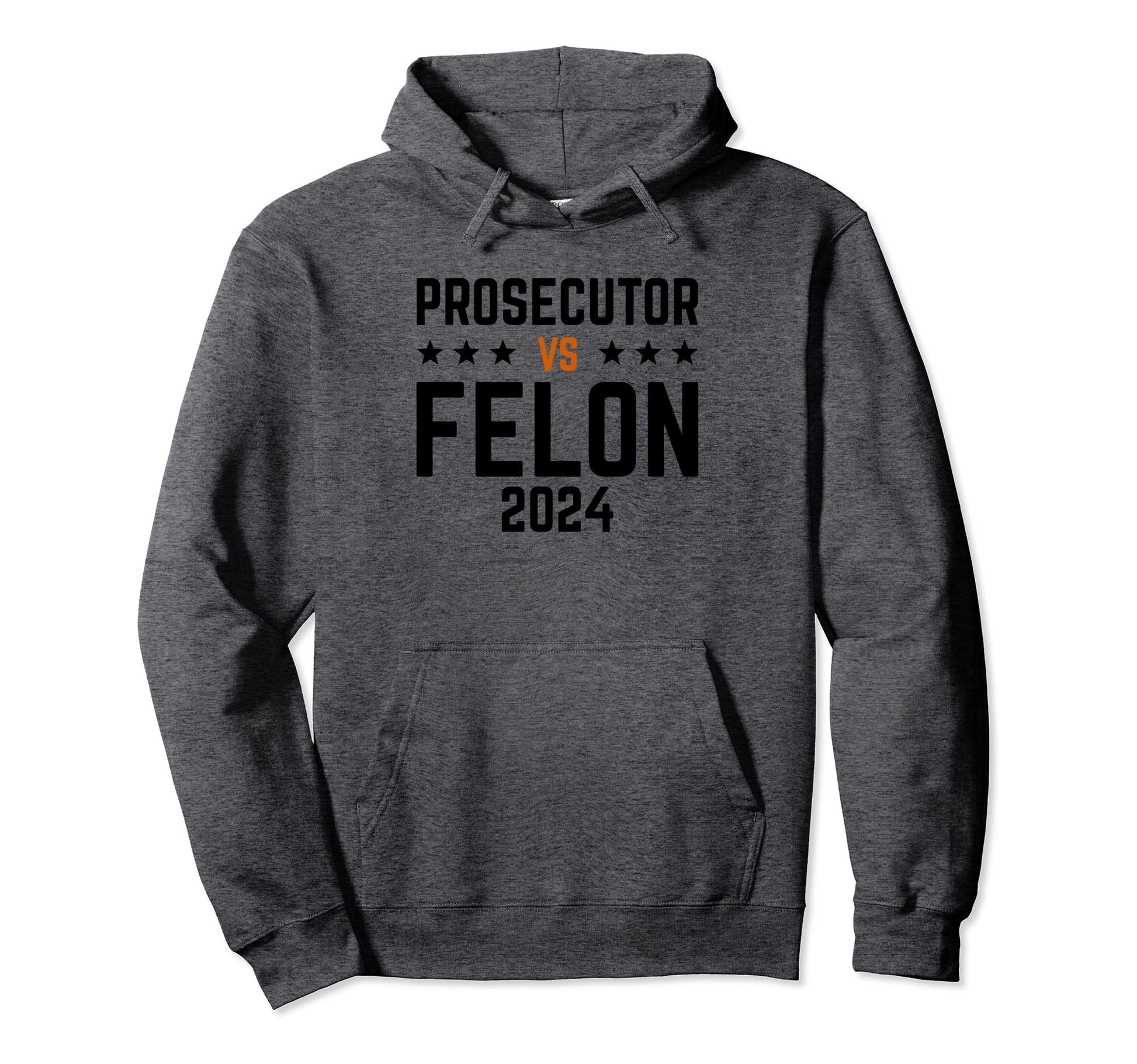 Prosecutor Vs Felon 2024 Stripe Voting Hoodie - Novelty Apparel for Adults - T-Shirt, Sweatshirt, Hoodie