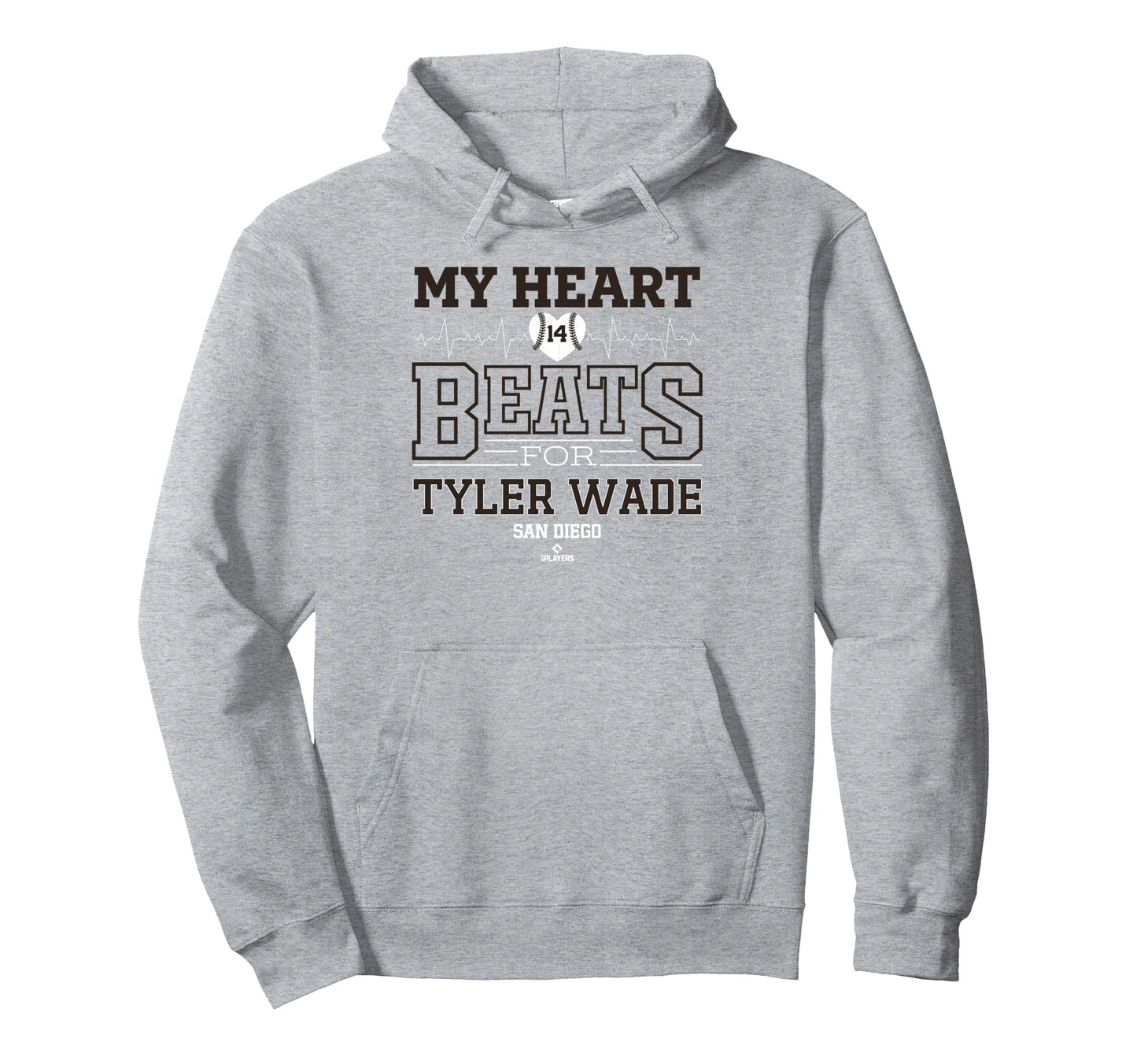 My Heart Beats Tyler Wade San Diego Hoodie - Novelty Apparel Men Women - T-Shirt, Sweatshirt, Hoodie