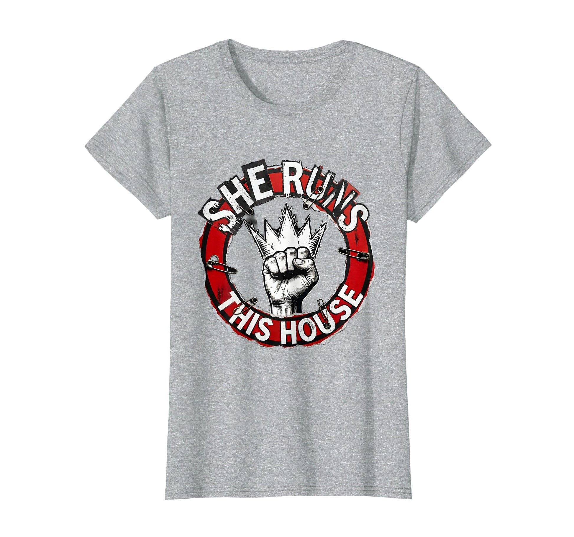 She Runs This House Wifey T-Shirt - Casual Everyday Wear for Adults - T-Shirt, Sweatshirt, Hoodie