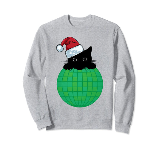 Aesthetic Disco Ball Green Nature Sweatshirt - Custom Art Print Unisex - T-Shirt, Sweatshirt, Hoodie