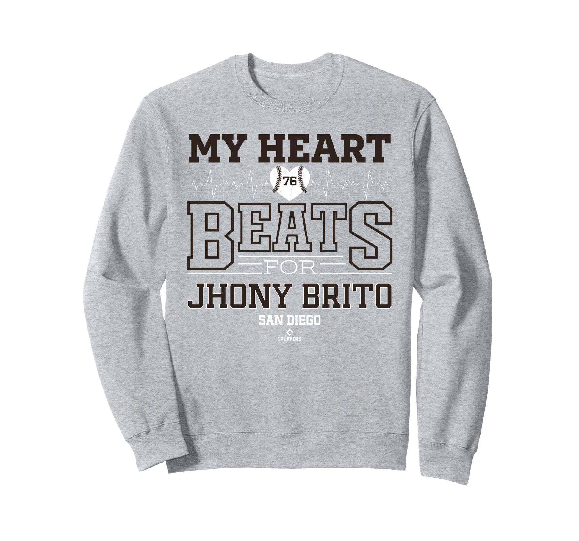 My Heart Beats Jhony Brito San Sweatshirt - Streetwear Style for Adults - T-Shirt, Sweatshirt, Hoodie