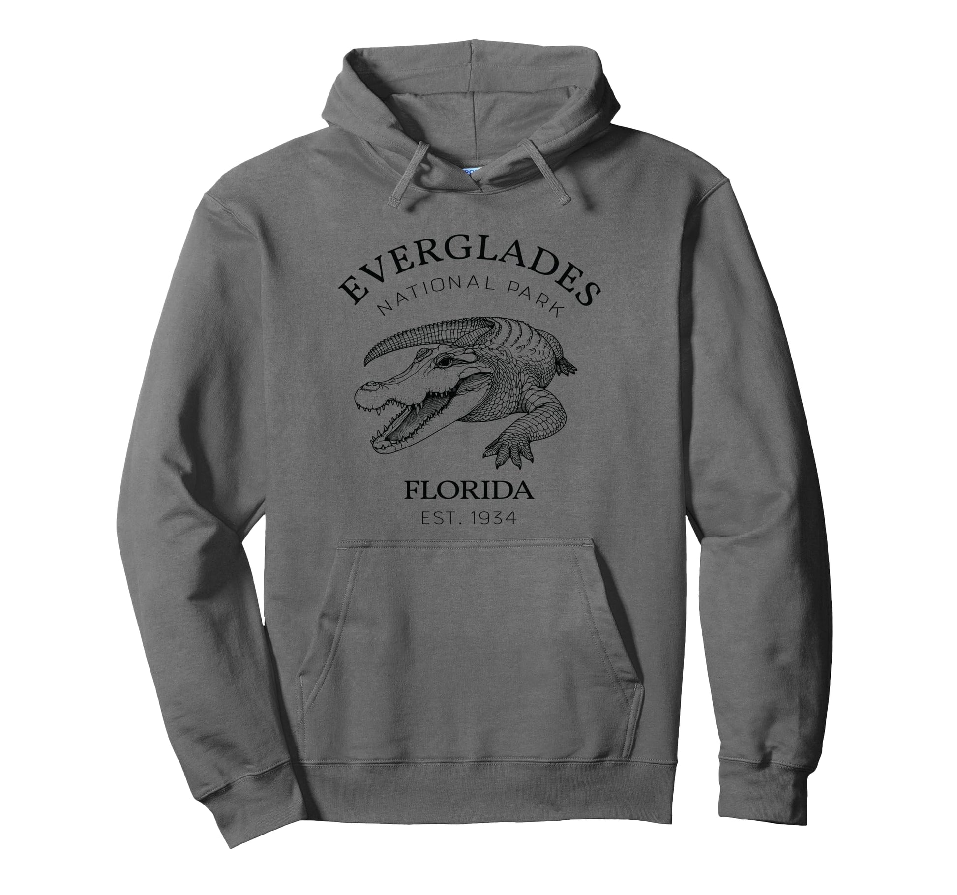 Everglades National Park Alligators Hoodie - Graphic Print Men Women - T-Shirt, Sweatshirt, Hoodie