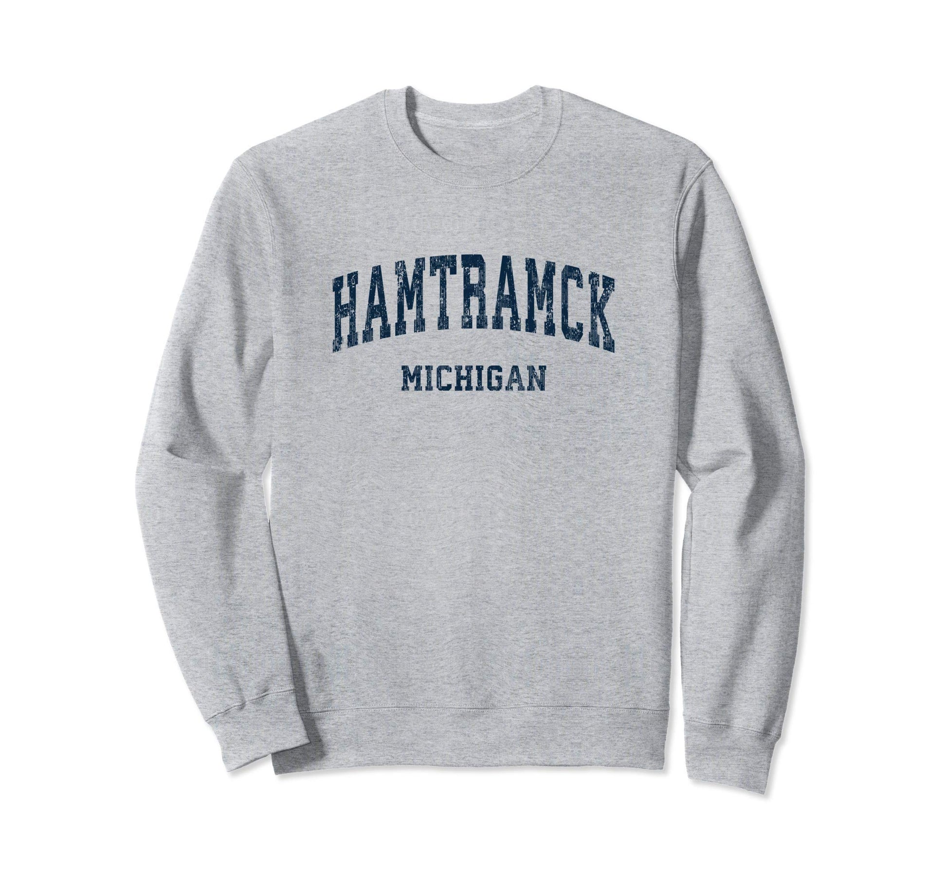 Hamtramck Michigan Mi Varsity Sweatshirt - Trendy Graphic for Adults - T-Shirt, Sweatshirt, Hoodie