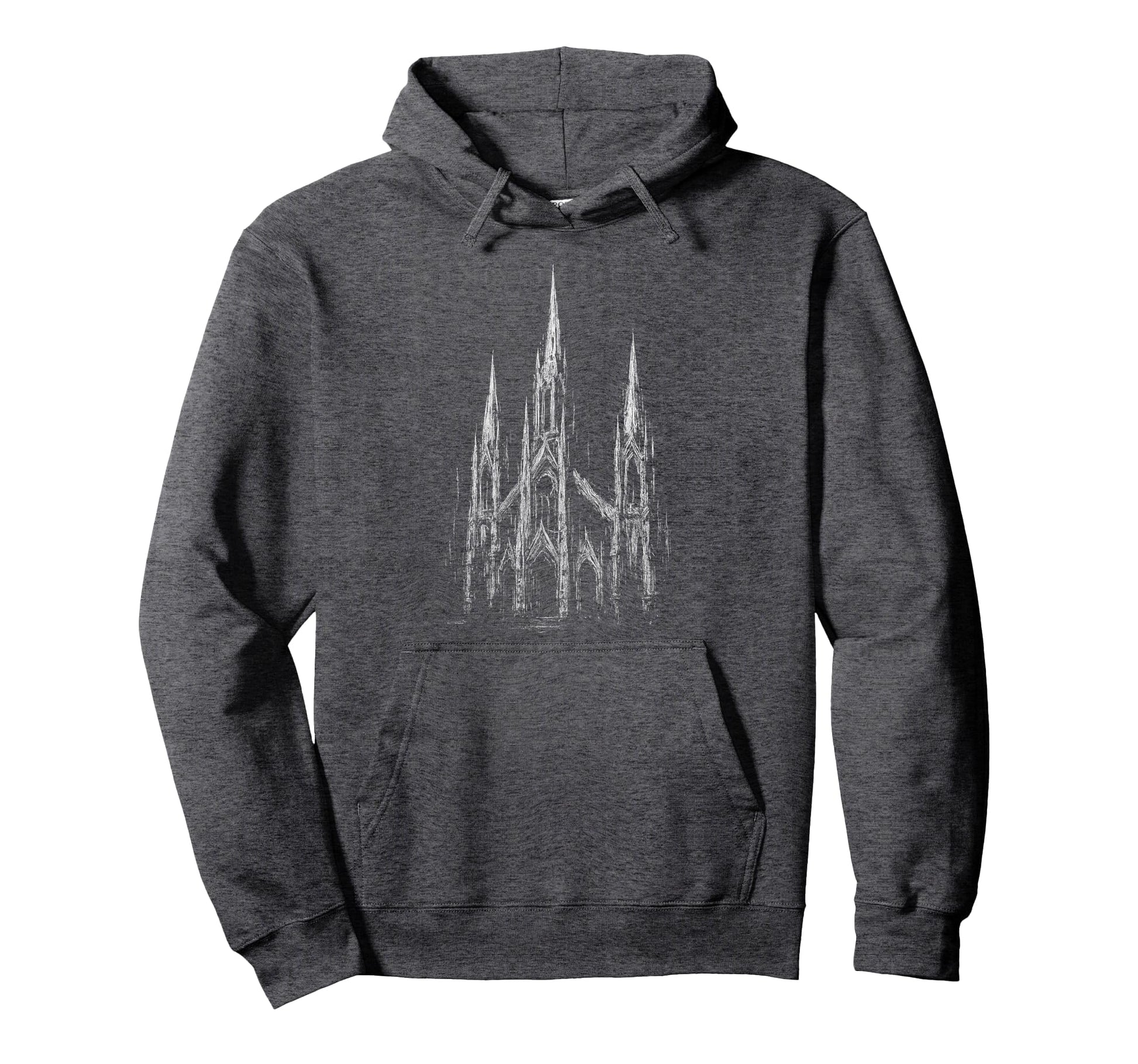 Gothic Church Cathedral Grunge Hoodie - Casual Everyday Wear for Adults - T-Shirt, Sweatshirt, Hoodie