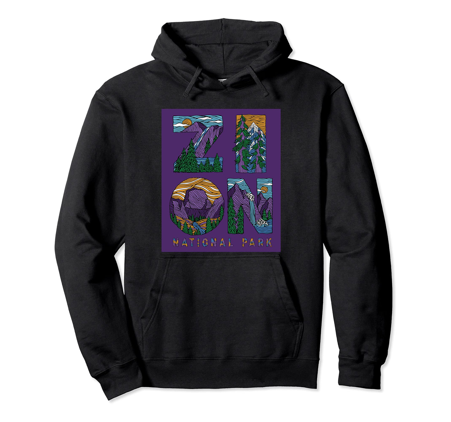 Zion National Park Utah Usa Hoodie - Trendy Graphic Men Women - T-Shirt, Sweatshirt, Hoodie