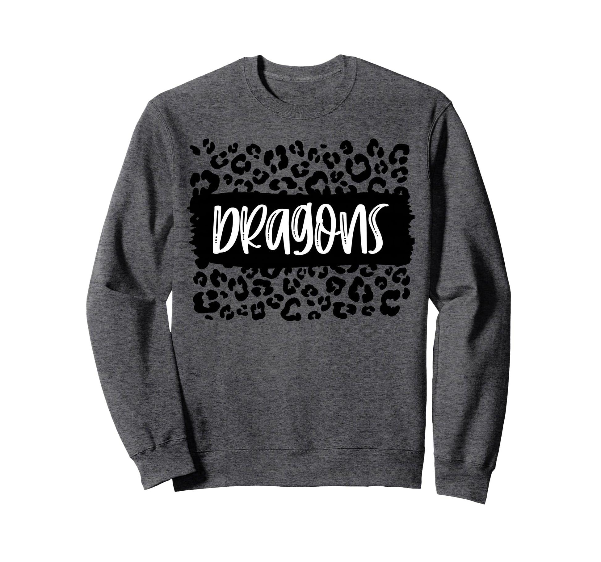 Dragons Team Mascot School Spirit Sweatshirt - Custom Art Print for Adults - T-Shirt, Sweatshirt, Hoodie