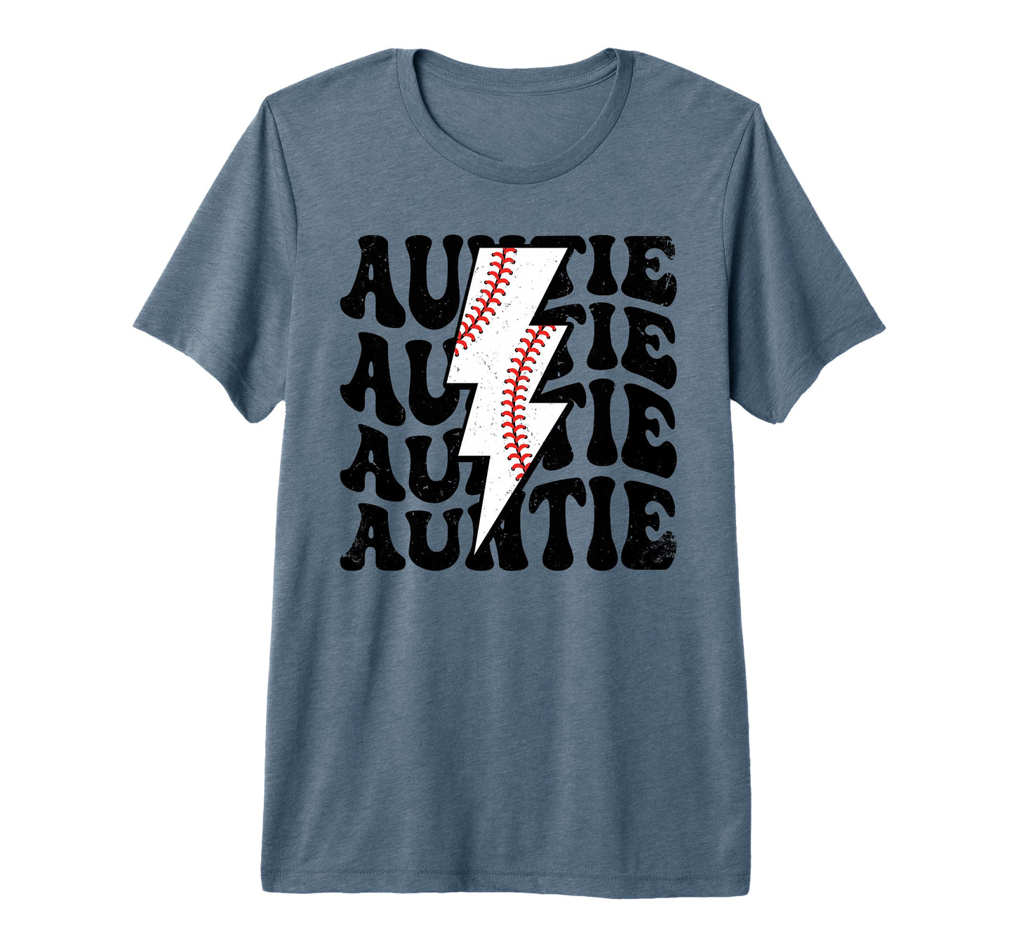 Lightning Groovy Proud Aunt Baseball T-Shirt - Trendy Graphic Men Women - T-Shirt, Sweatshirt, Hoodie