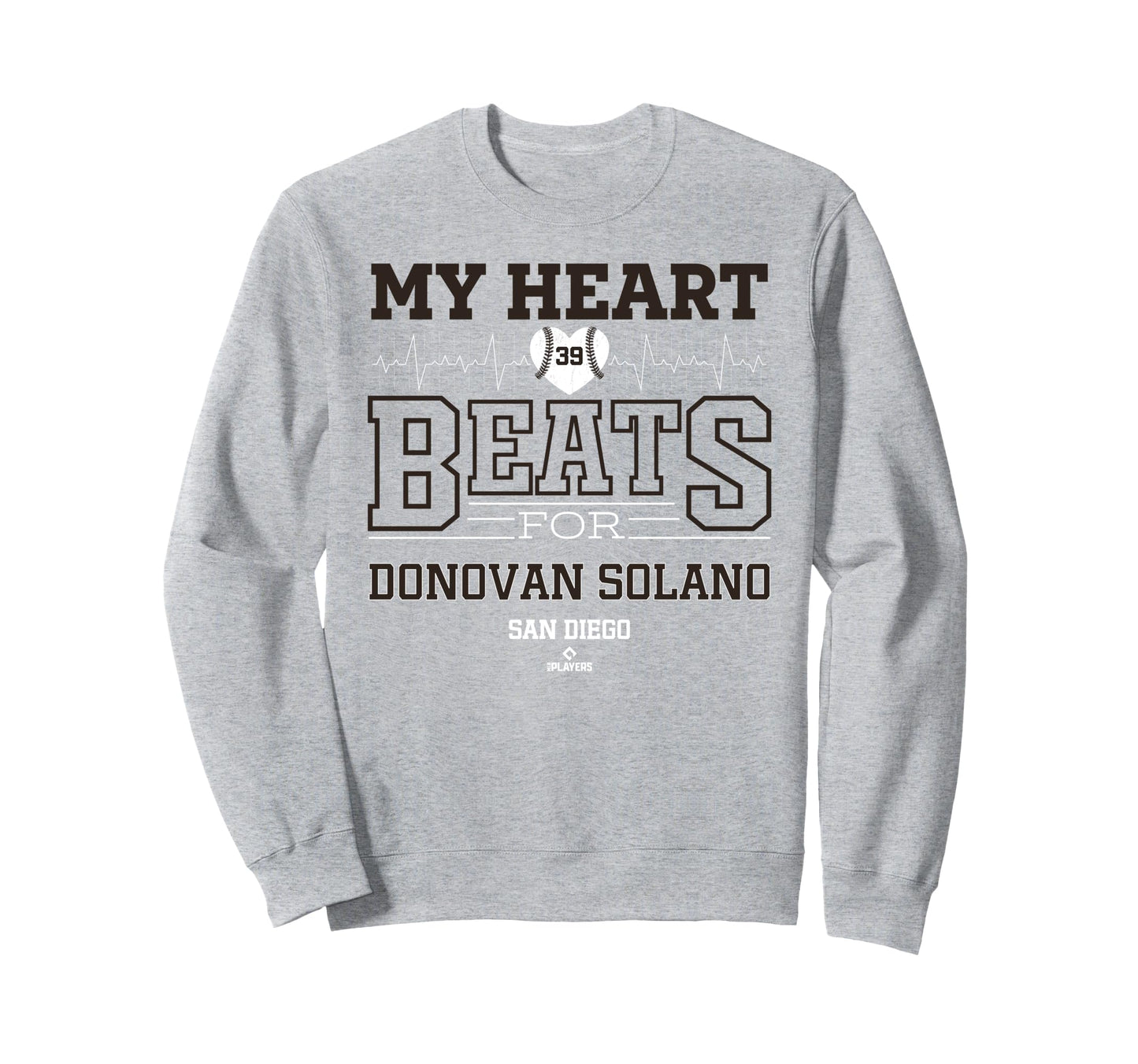 My Heart Beats Donovan Solano San Sweatshirt - Unique Graphic Men Women - T-Shirt, Sweatshirt, Hoodie