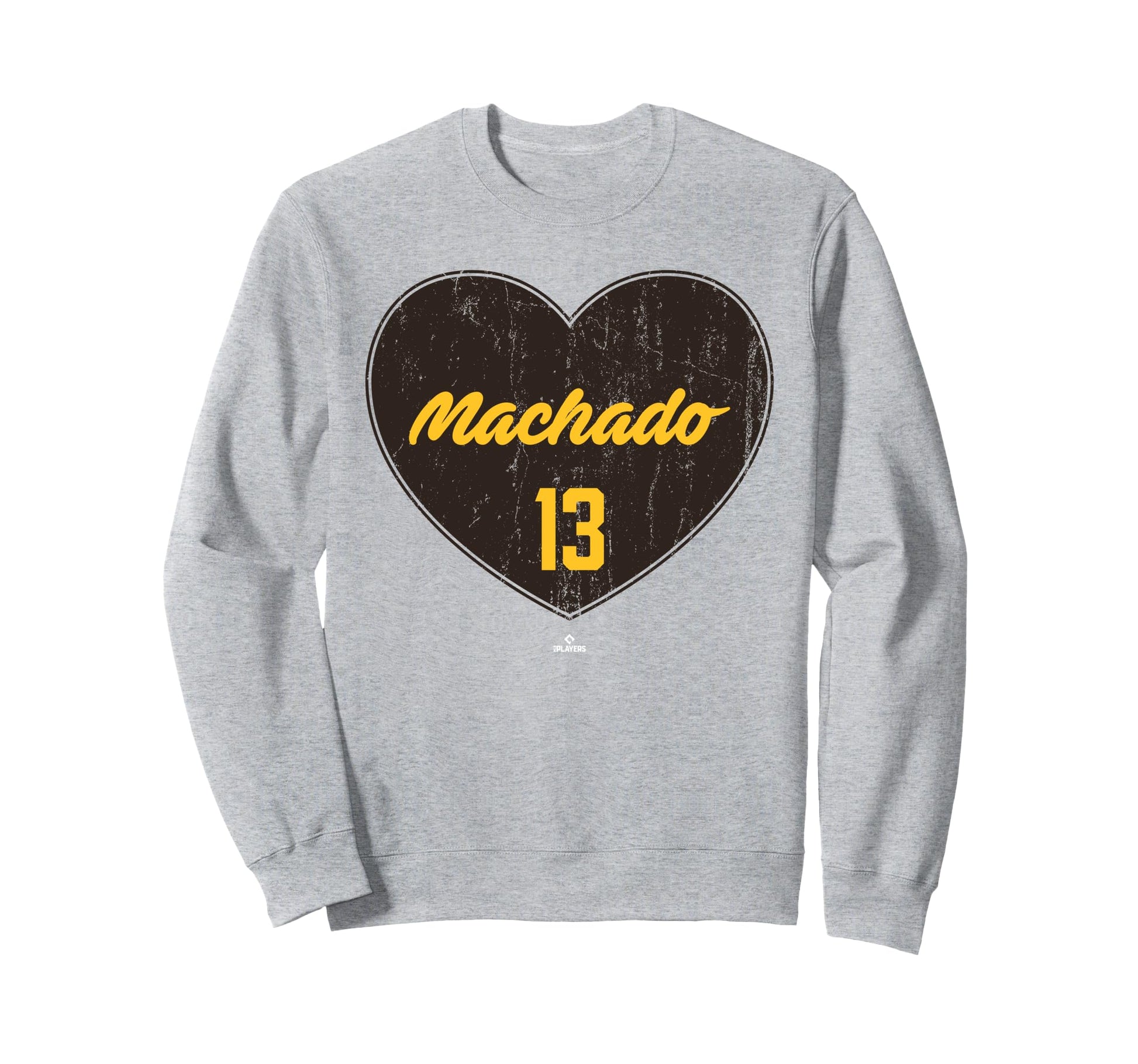Distressed Heart Manny Machado Sweatshirt - Casual Everyday Wear Unisex - T-Shirt, Sweatshirt, Hoodie