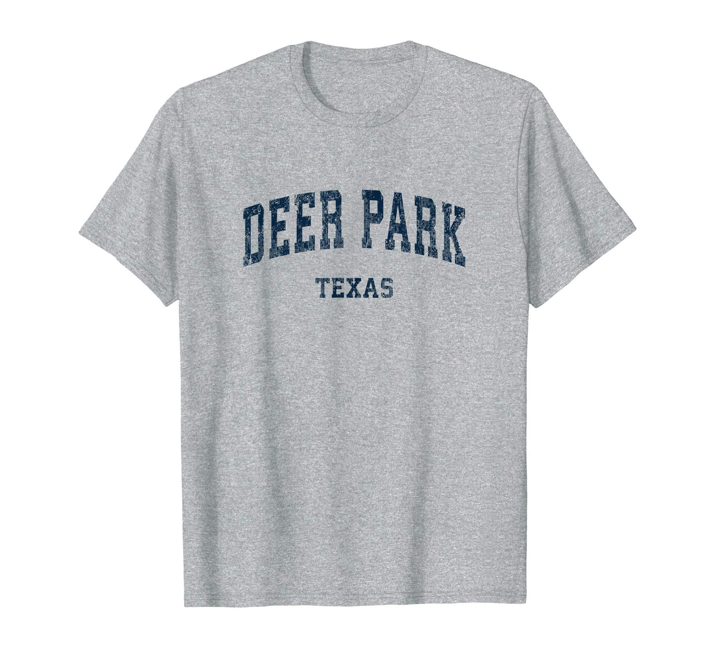 Deer Park Texas Tx Varsity Sports Navy T-Shirt - Trendy Graphic for Adults - T-Shirt, Sweatshirt, Hoodie