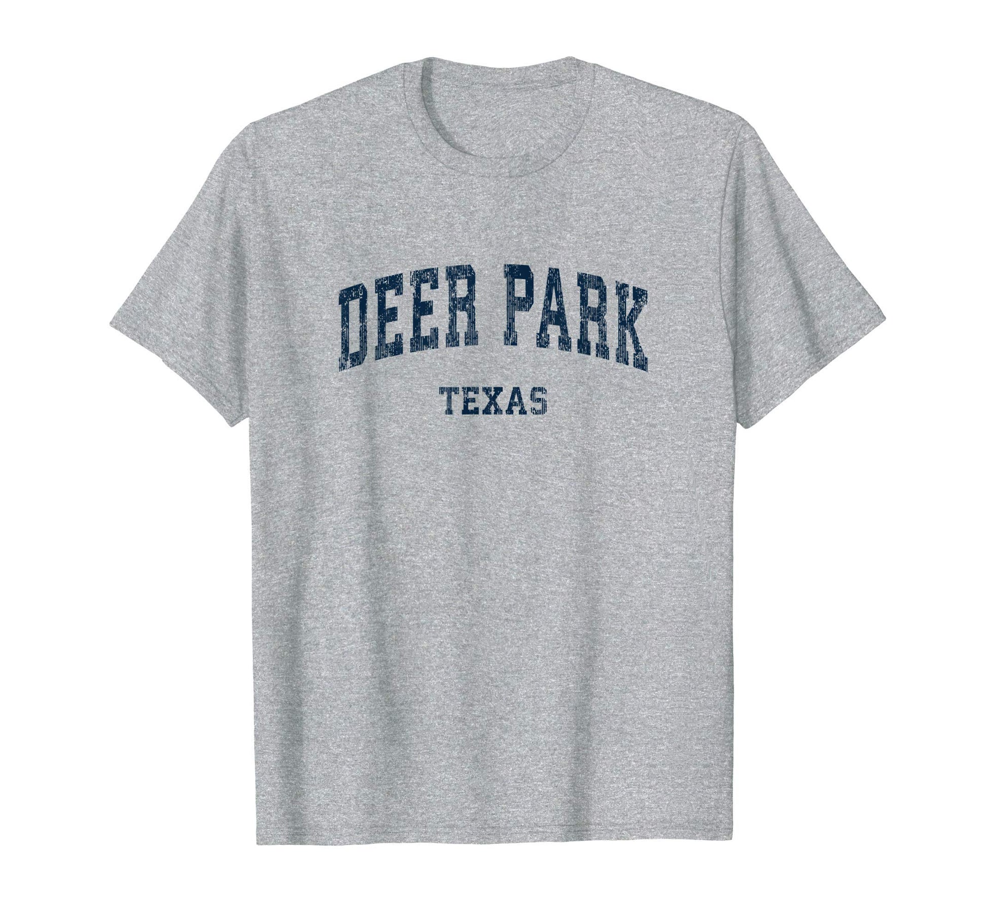 Deer Park Texas Tx Varsity Sports Navy T-Shirt - Trendy Graphic for Adults - T-Shirt, Sweatshirt, Hoodie