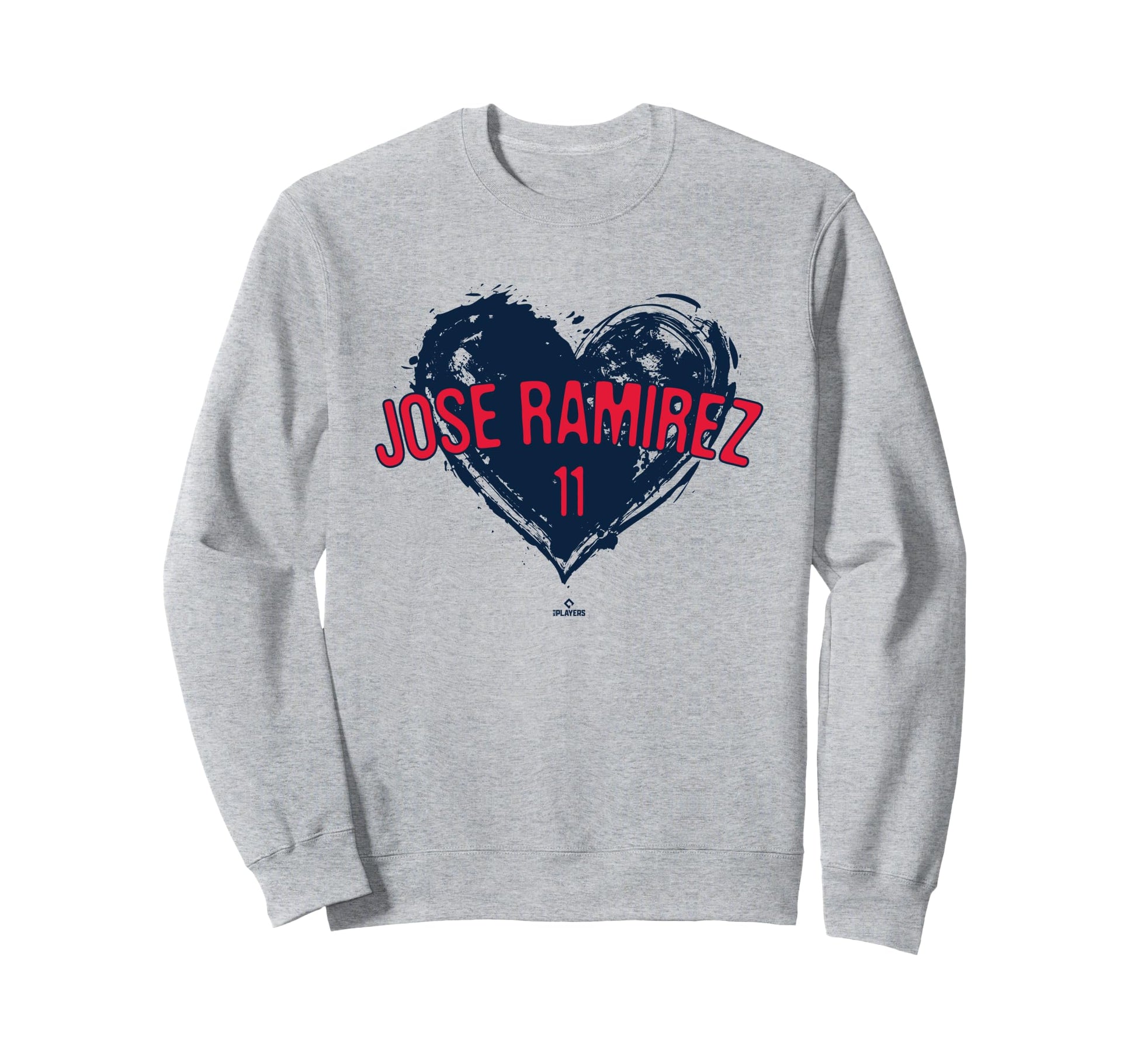 Distressed Heart Jos Ram Rez Cleveland Sweatshirt - Unique Graphic Unisex - T-Shirt, Sweatshirt, Hoodie