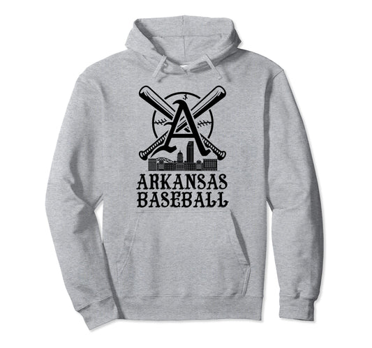 Arkansas Baseball Ar Athletics Love Hoodie - Trendy Graphic for Adults - T-Shirt, Sweatshirt, Hoodie