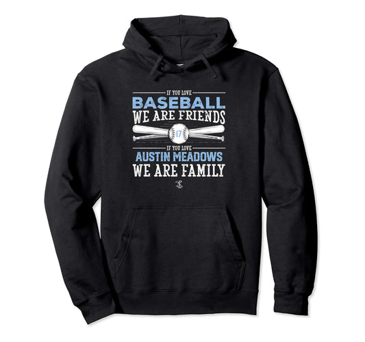 Austin Meadows If You Love Baseball Hoodie - Minimalist Print for Adults - T-Shirt, Sweatshirt, Hoodie