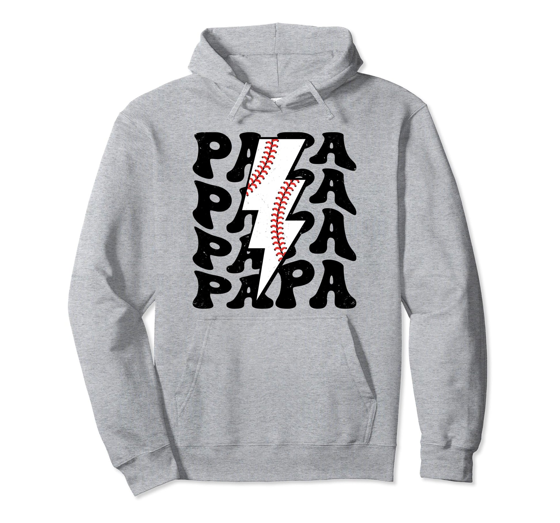 Lightning Groovy Proud Dad Baseball Hoodie - Custom Art Print for Adults - T-Shirt, Sweatshirt, Hoodie