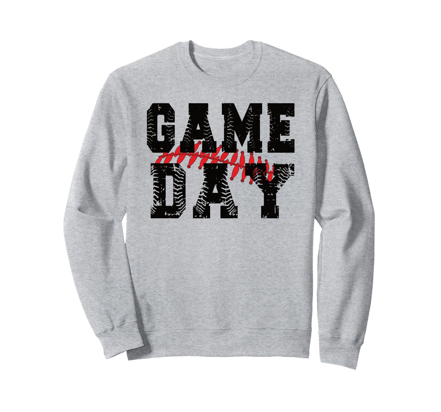 Baseball Game Day Baseball Fans Sweatshirt - Trendy Graphic Unisex - T-Shirt, Sweatshirt, Hoodie