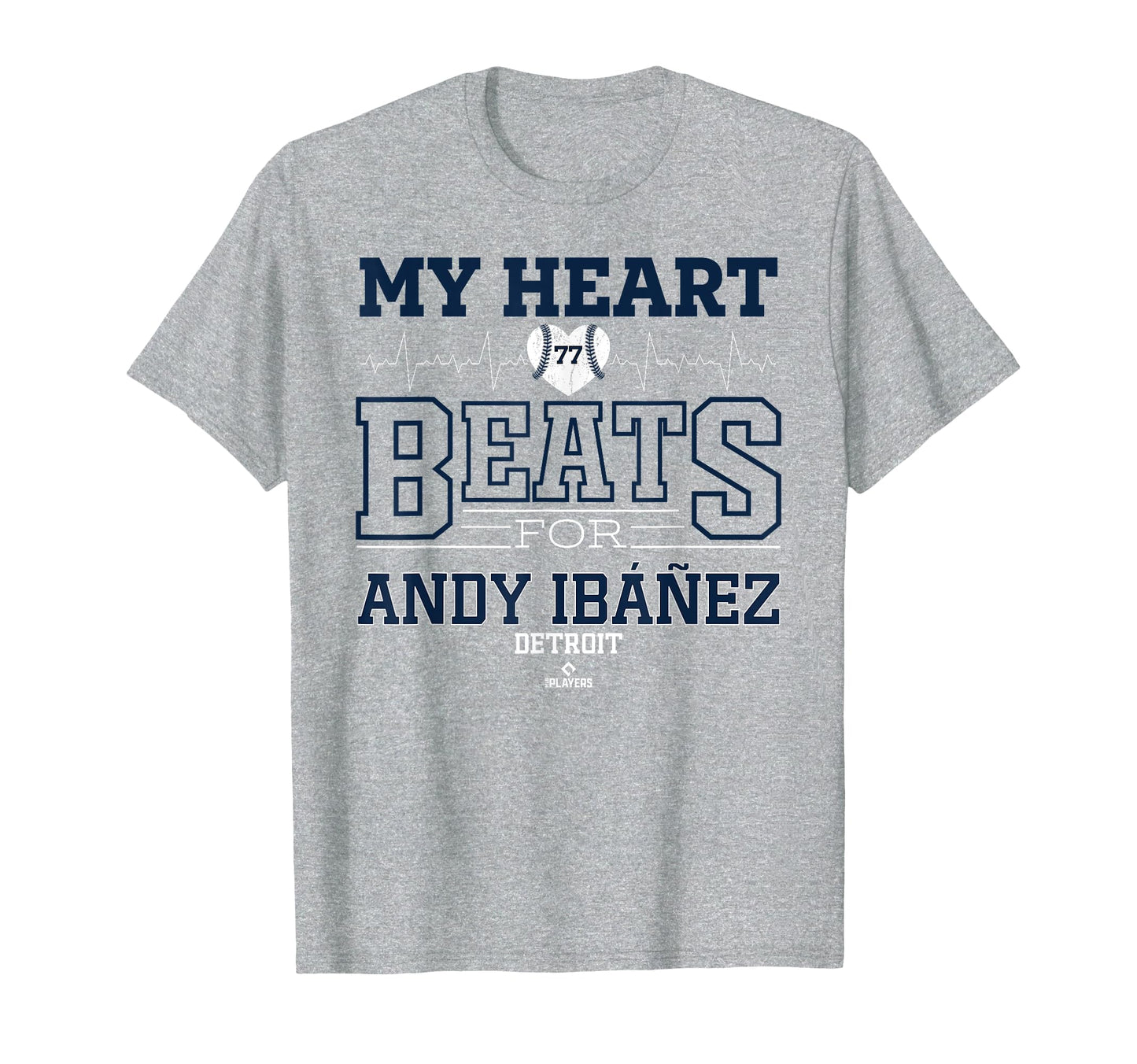 My Heart Beats Andy Ib Ez Detroit T-Shirt - Aesthetic Graphic for Adults - T-Shirt, Sweatshirt, Hoodie