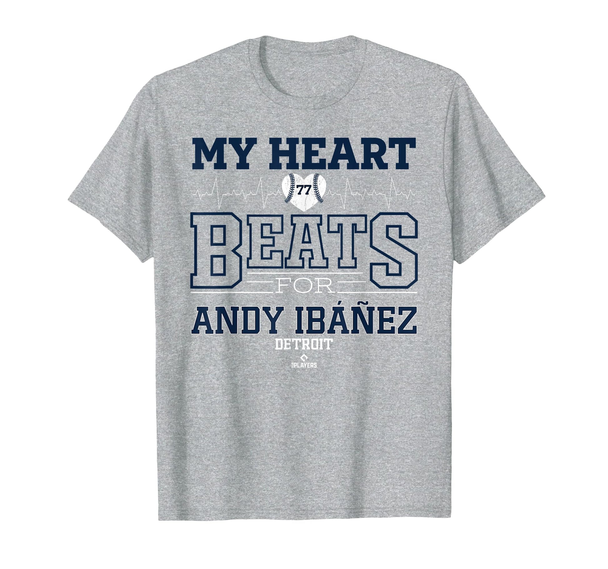 My Heart Beats Andy Ib Ez Detroit T-Shirt - Aesthetic Graphic for Adults - T-Shirt, Sweatshirt, Hoodie