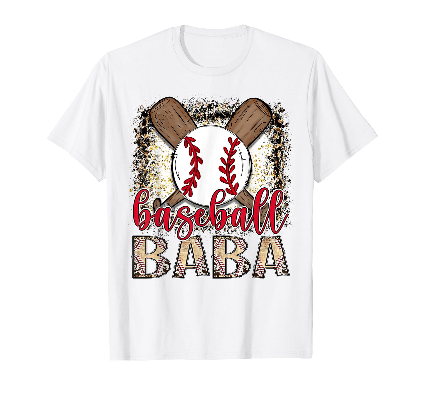 Baseball Baba Leopard Proud Ball T-Shirt - Aesthetic Graphic Men Women - T-Shirt, Sweatshirt, Hoodie