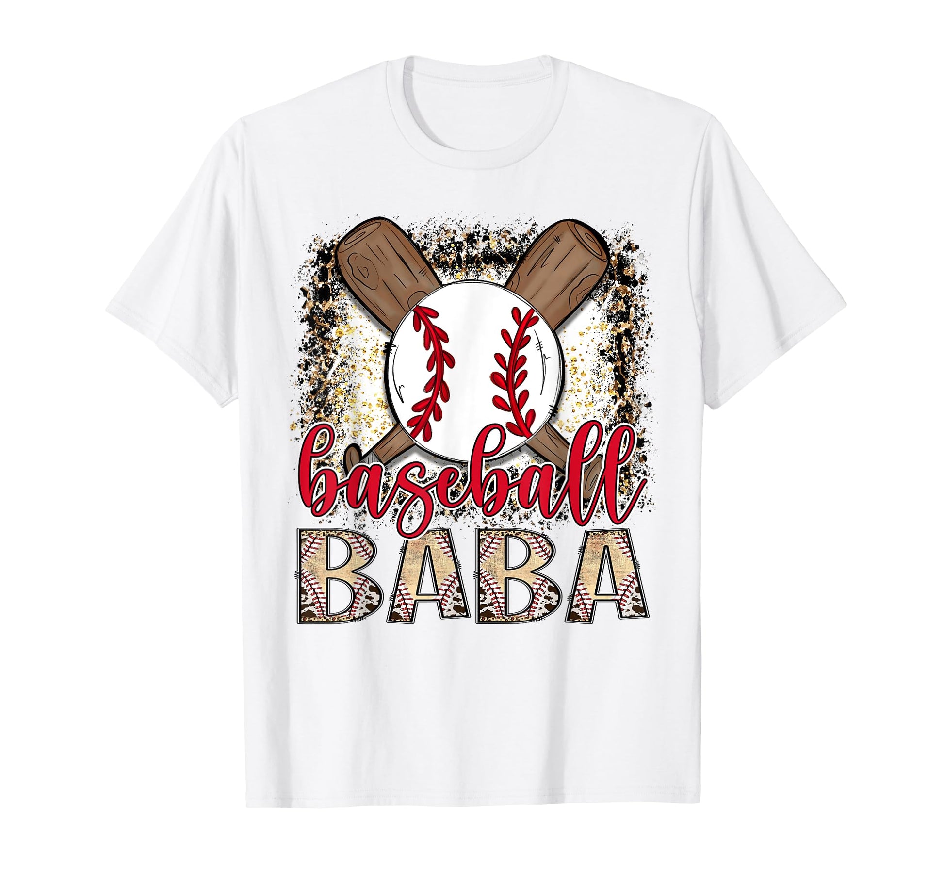 Baseball Baba Leopard Proud Ball T-Shirt - Aesthetic Graphic Men Women - T-Shirt, Sweatshirt, Hoodie