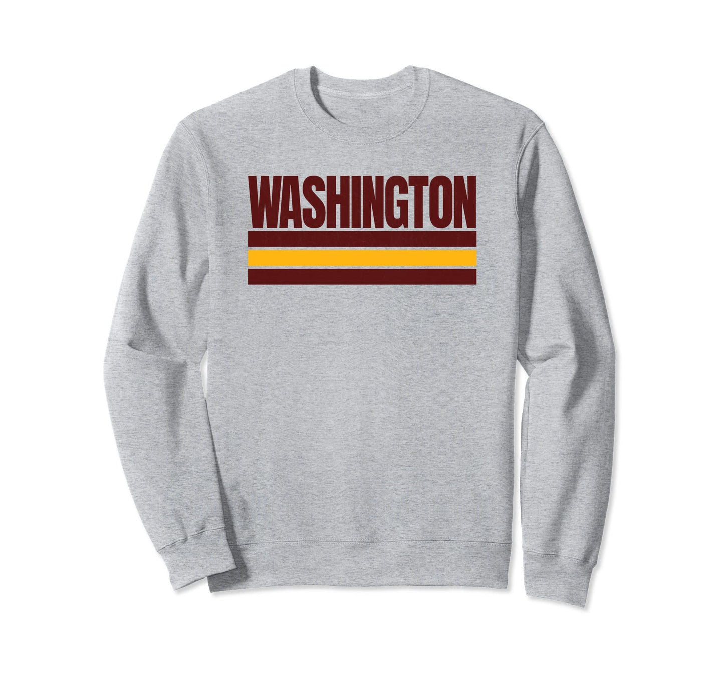 Fun Washington Red Yellow Striped Sweatshirt - Streetwear Style Men Women - T-Shirt, Sweatshirt, Hoodie