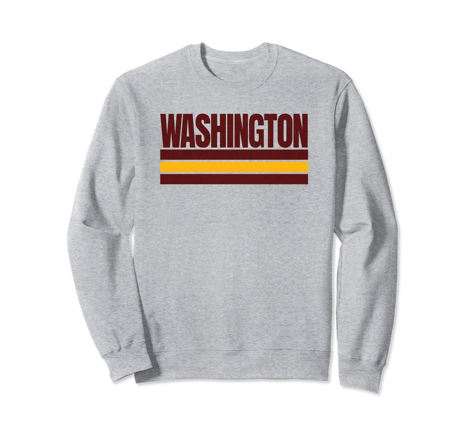 Fun Washington Red Yellow Striped Sweatshirt - Streetwear Style Men Women - T-Shirt, Sweatshirt, Hoodie