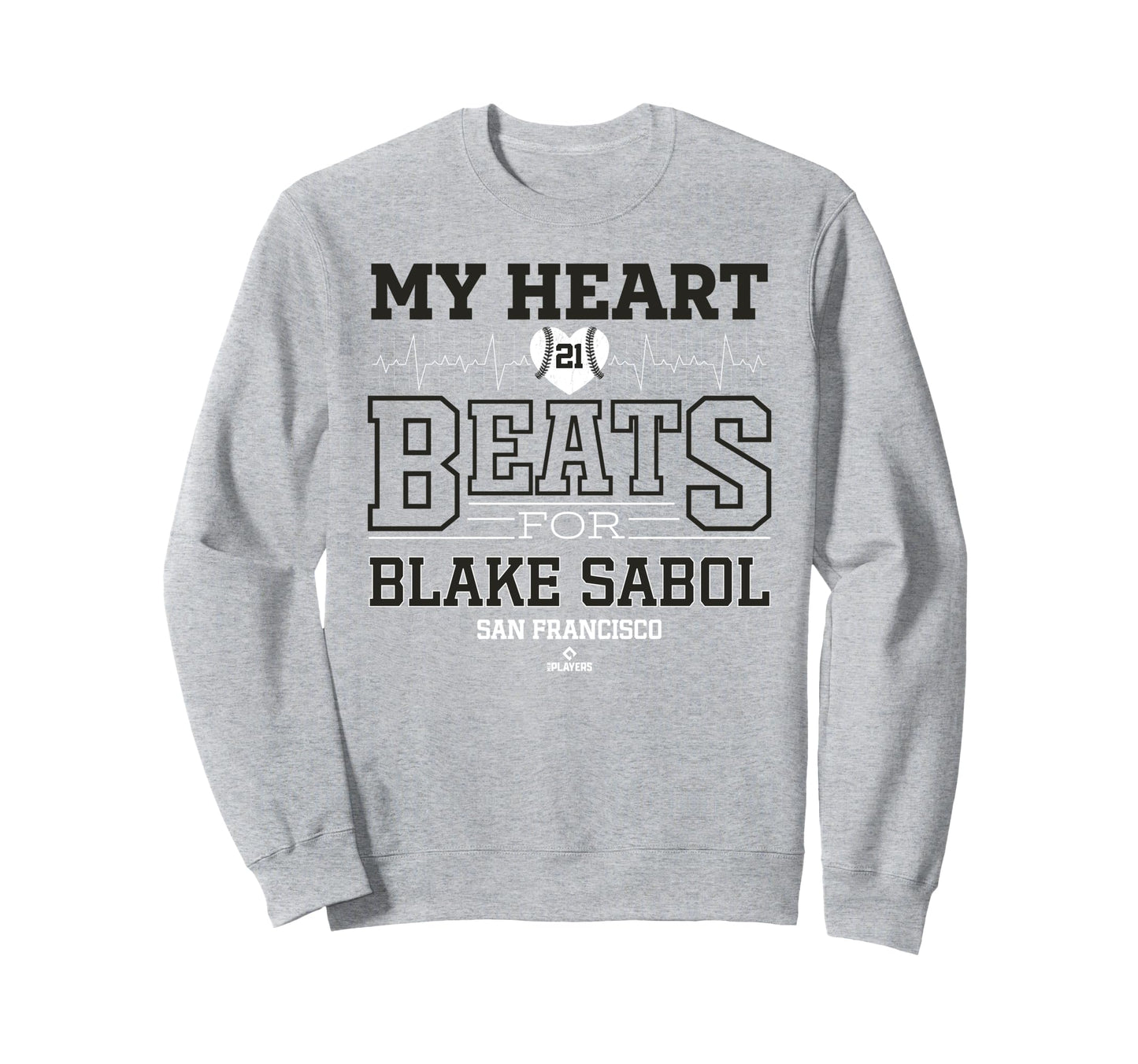 My Heart Beats Blake Sabol San Sweatshirt - Trendy Graphic Unisex - T-Shirt, Sweatshirt, Hoodie