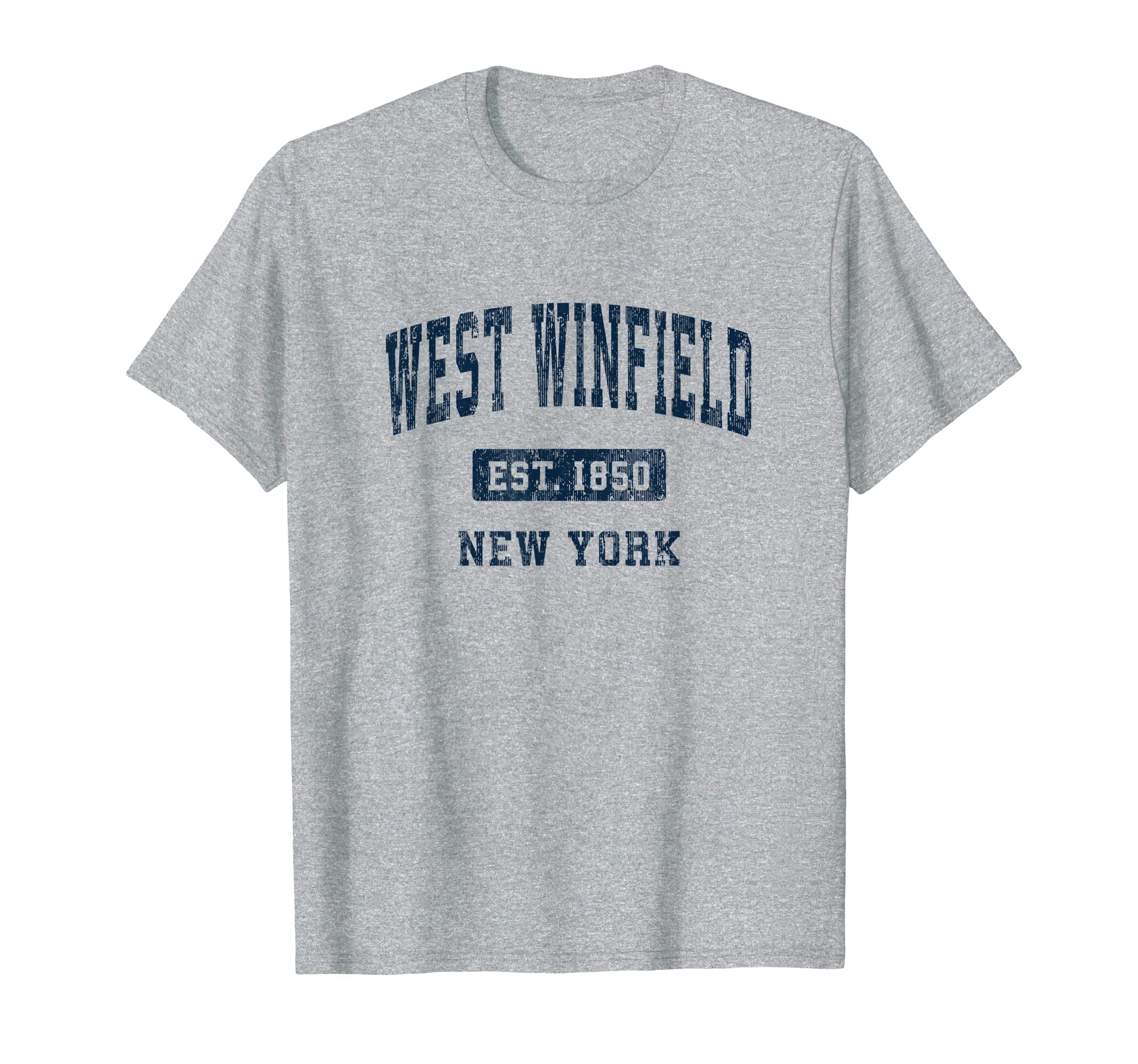 West Winfield New York Ny Athletic T-Shirt - Graphic Print for Adults - T-Shirt, Sweatshirt, Hoodie