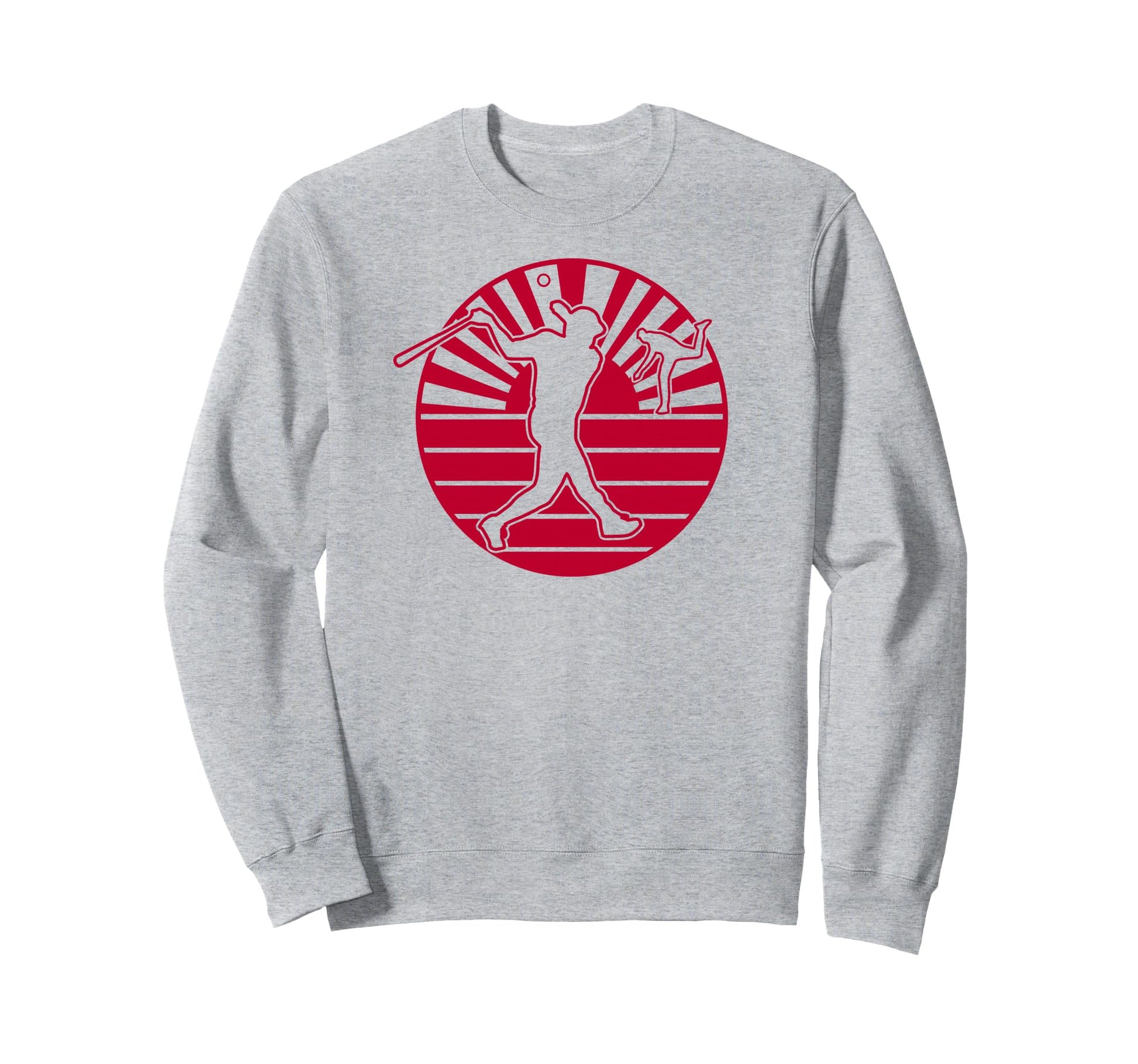 Japanese Flag Baseball Home Run Sweatshirt - Custom Art Print Unisex - T-Shirt, Sweatshirt, Hoodie
