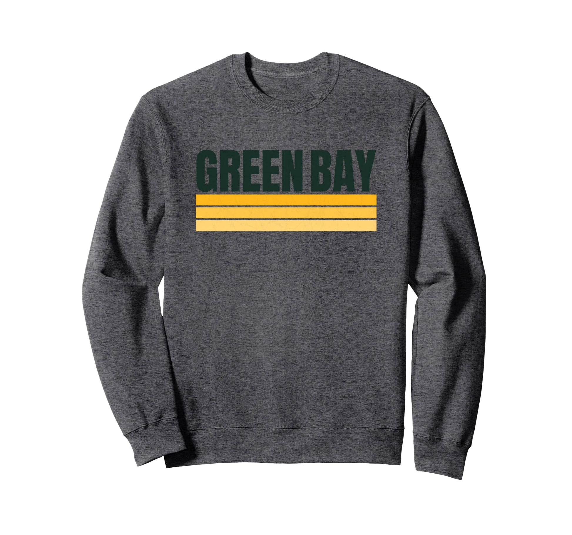 Green Bay Green Yellow Stripes Sweatshirt - Streetwear Style for Adults - T-Shirt, Sweatshirt, Hoodie