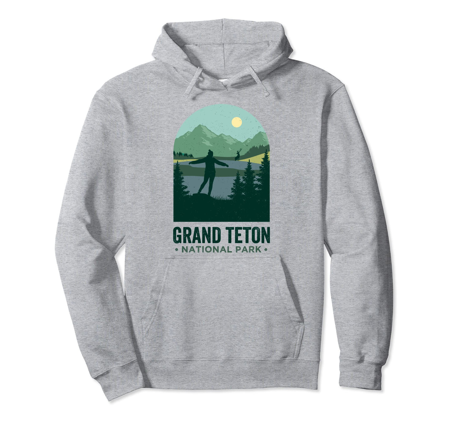 Grand Tetons Grand Teton National Park Hoodie - Unique Graphic Unisex - T-Shirt, Sweatshirt, Hoodie