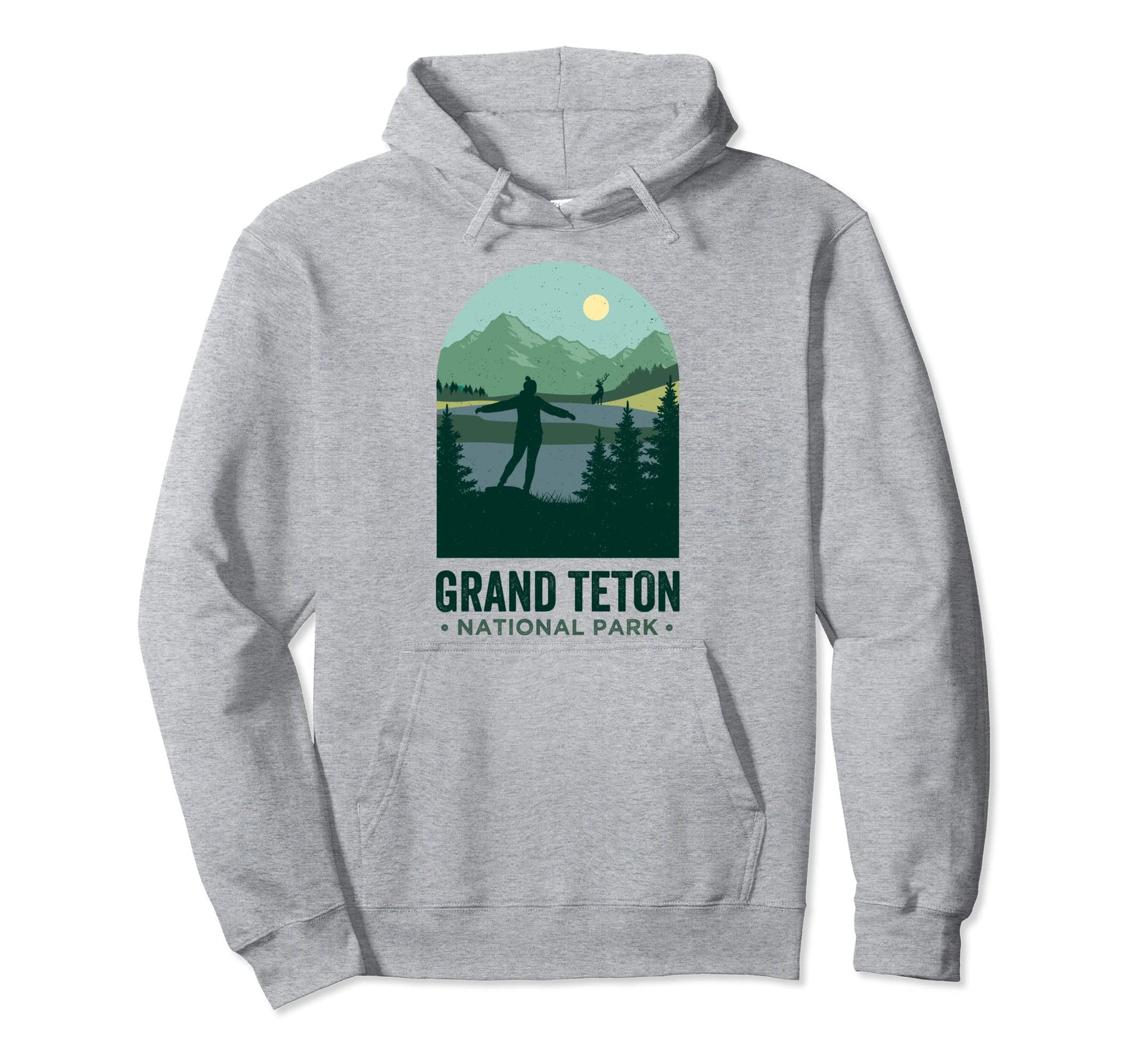 Grand Tetons Grand Teton National Park Hoodie - Unique Graphic Unisex - T-Shirt, Sweatshirt, Hoodie