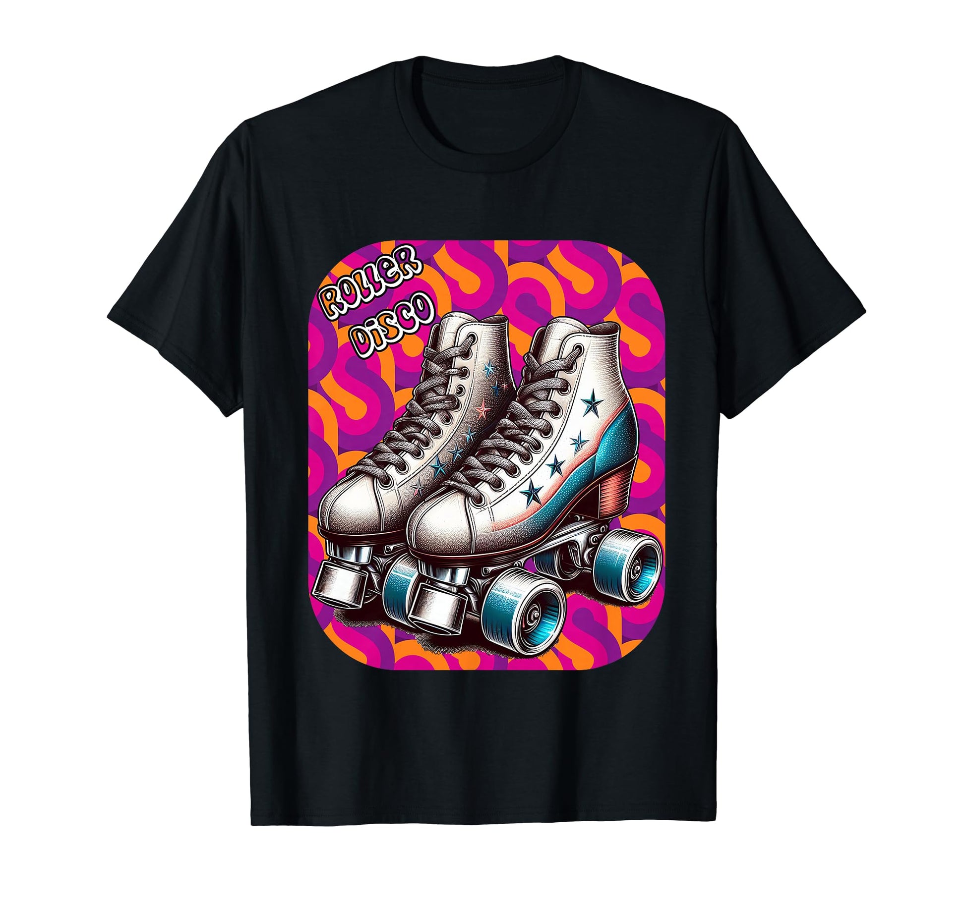 Roller Disco 1970S Groovy Roller T-Shirt - Minimalist Print Men Women - T-Shirt, Sweatshirt, Hoodie