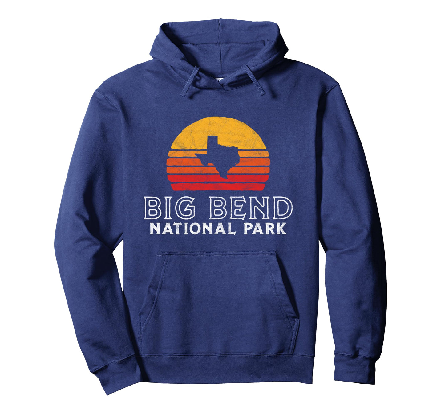 Big Bend National Park Texas Sun Hoodie - Graphic Print for Adults - T-Shirt, Sweatshirt, Hoodie