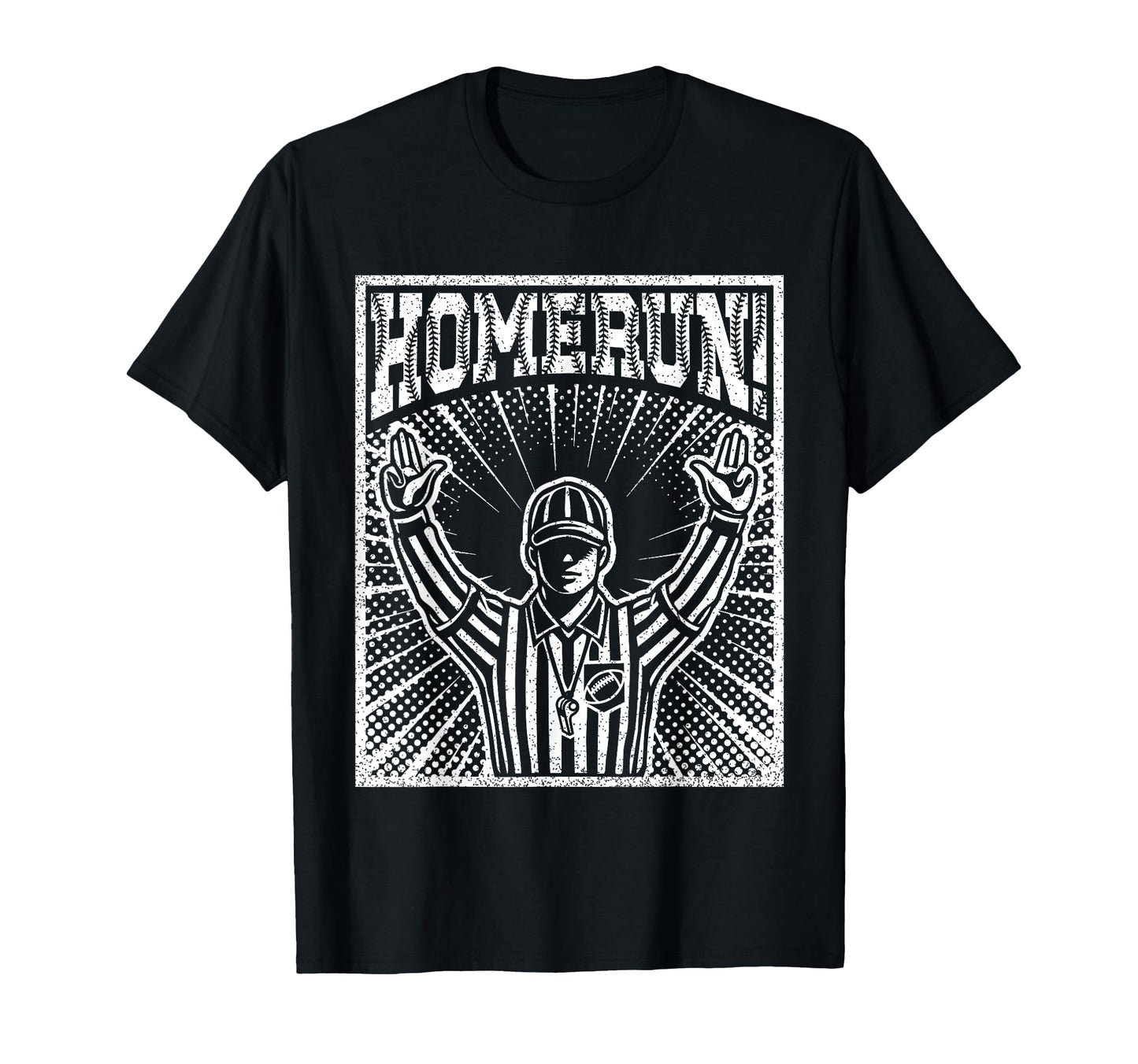 Funny Referee Homerun Football T-Shirt - Fun Novelty Design Men Women - T-Shirt, Sweatshirt, Hoodie