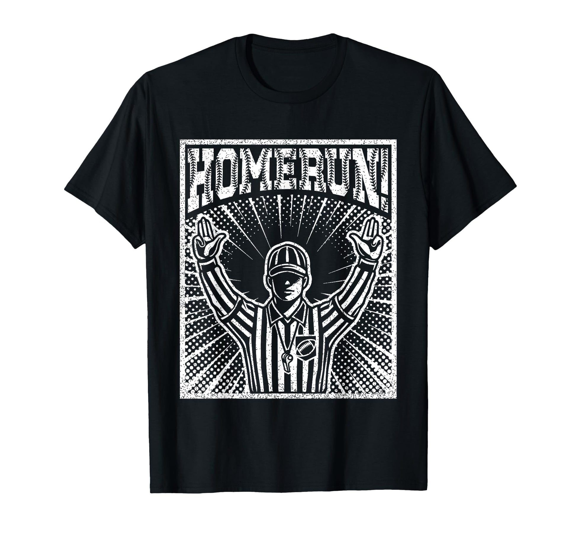 Funny Referee Homerun Football T-Shirt - Fun Novelty Design Men Women - T-Shirt, Sweatshirt, Hoodie