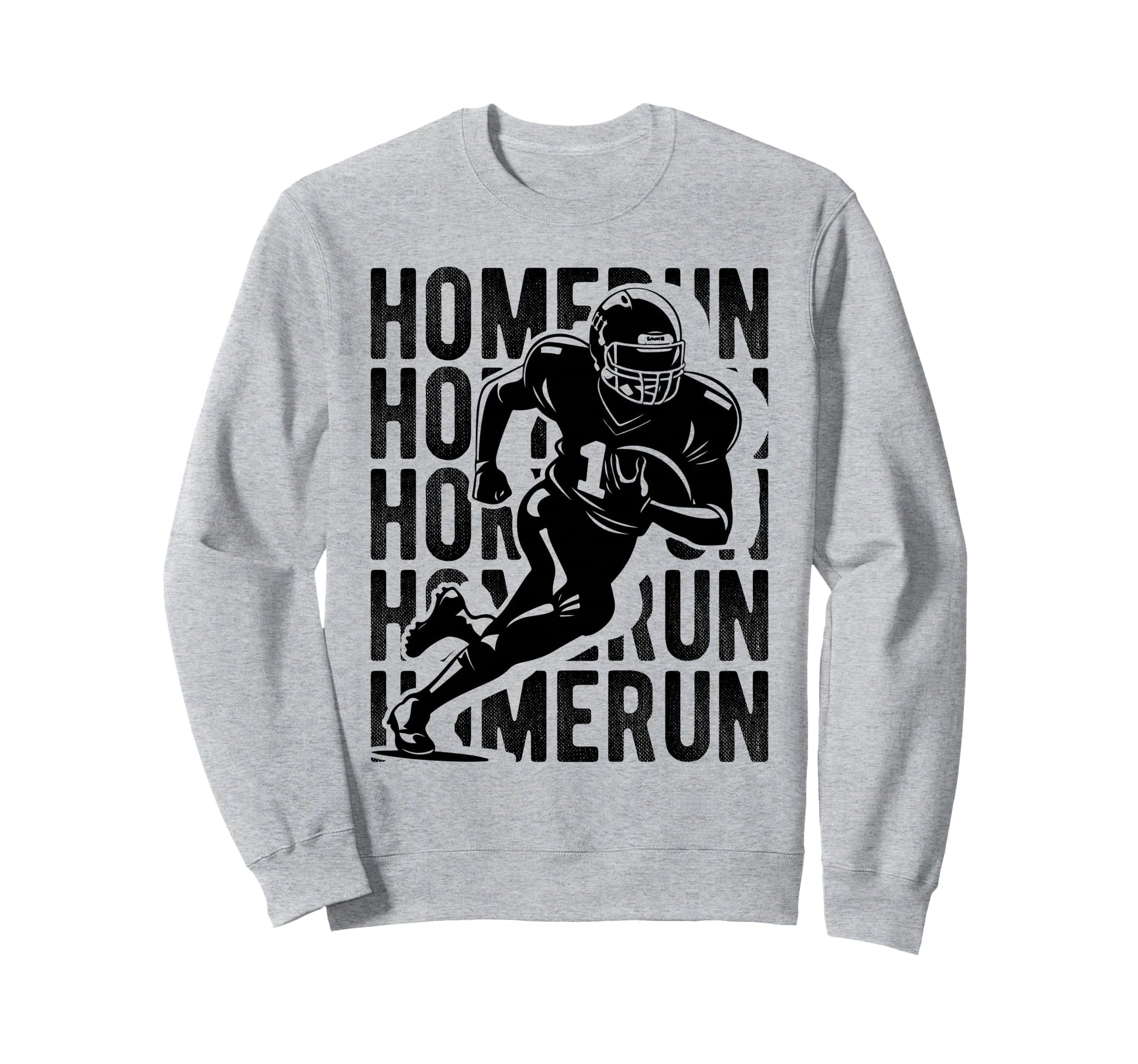 Homerun Football Player Sweatshirt - Unique Graphic Men Women - T-Shirt, Sweatshirt, Hoodie