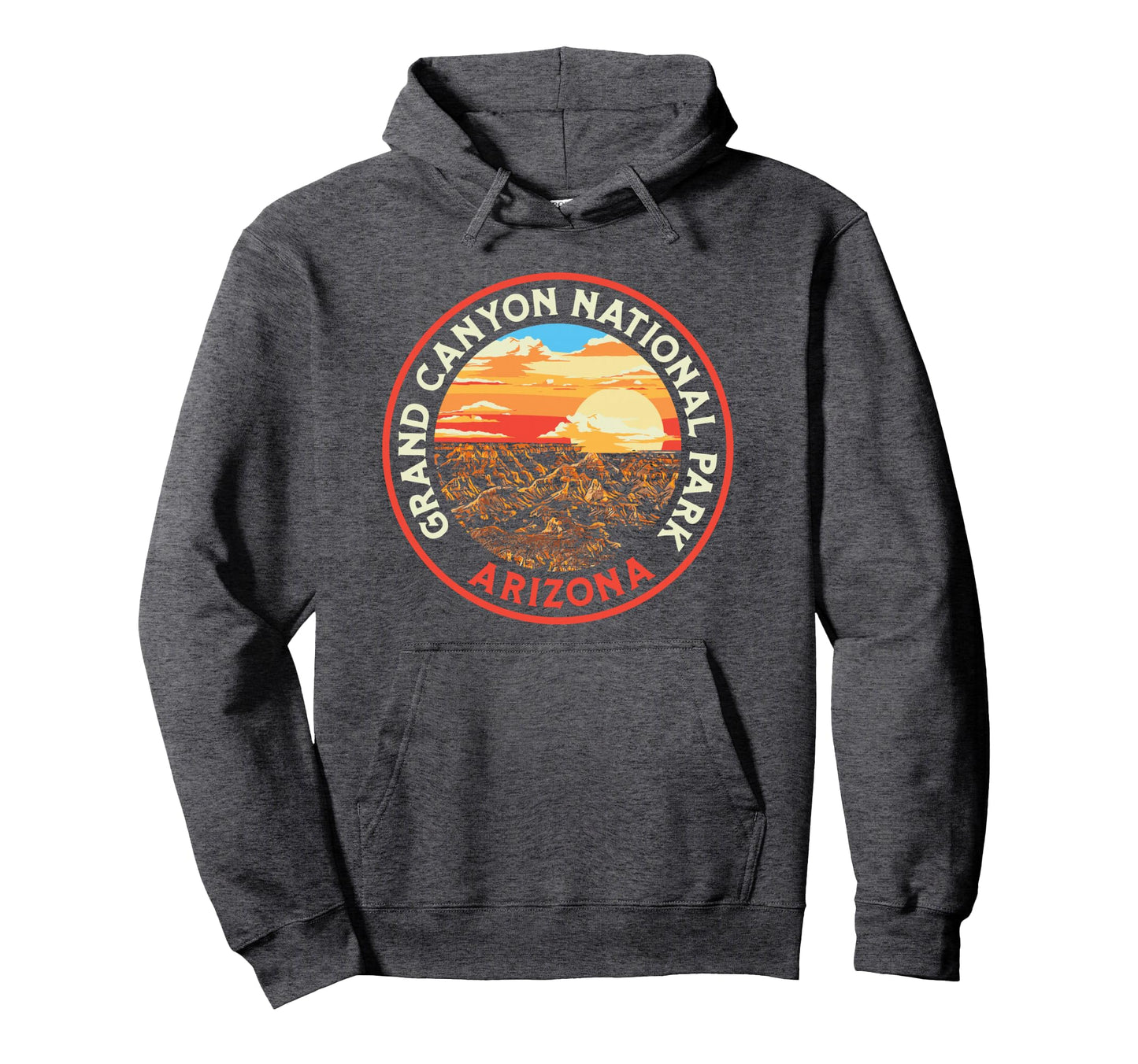 Grand Canyon National Park 80S Hoodie - Graphic Print Unisex - T-Shirt, Sweatshirt, Hoodie